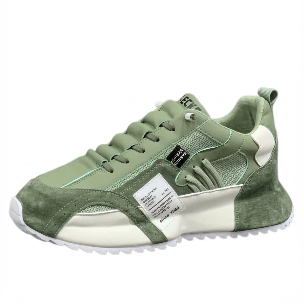 حذاء رجالي كاجوال قابل للتهوية مع زيادة في الطول