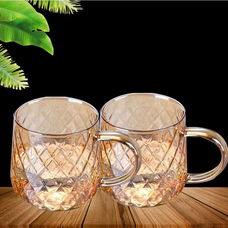 Heat-resistant glass water cup