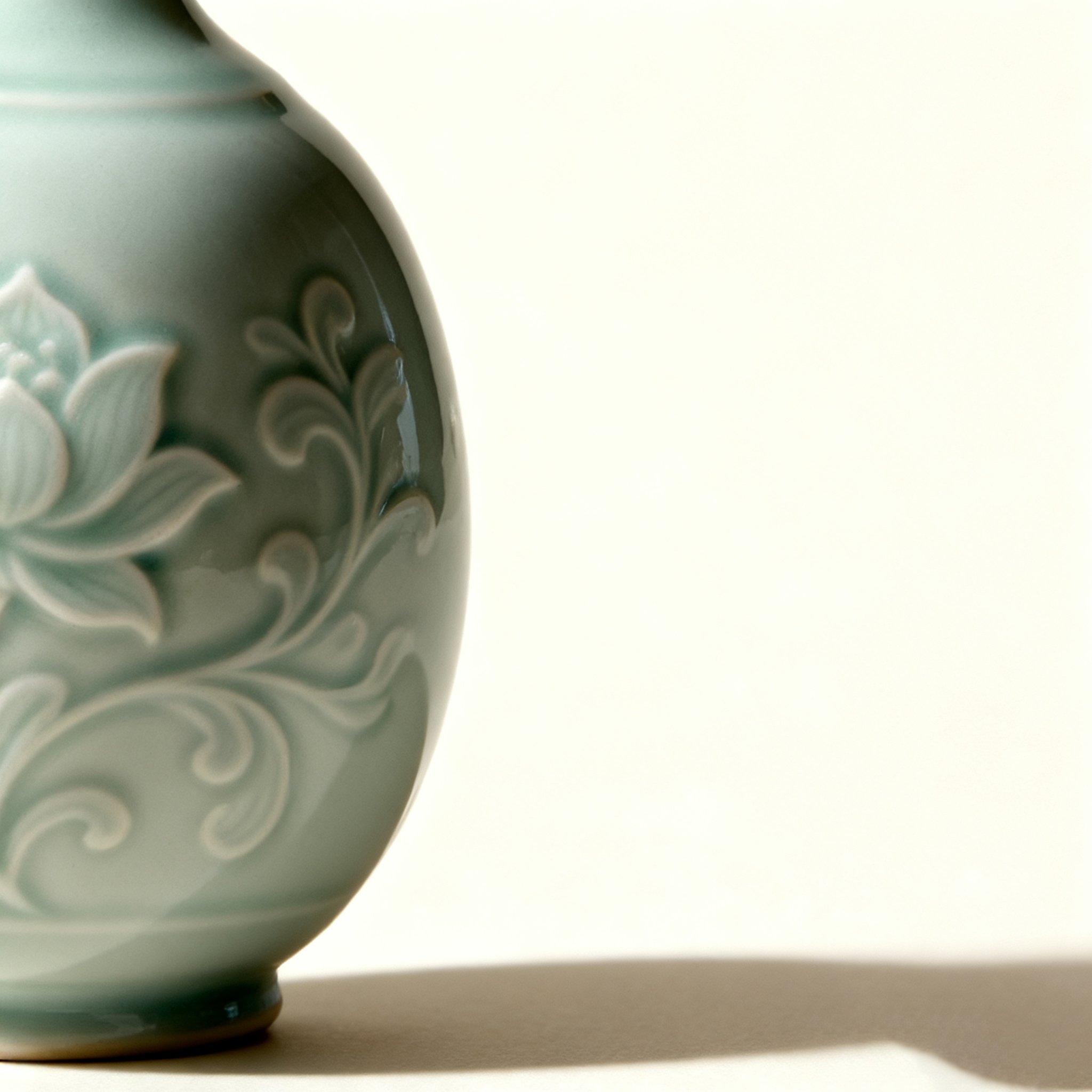 ハンドメイド彫刻セラミックフラワーベース