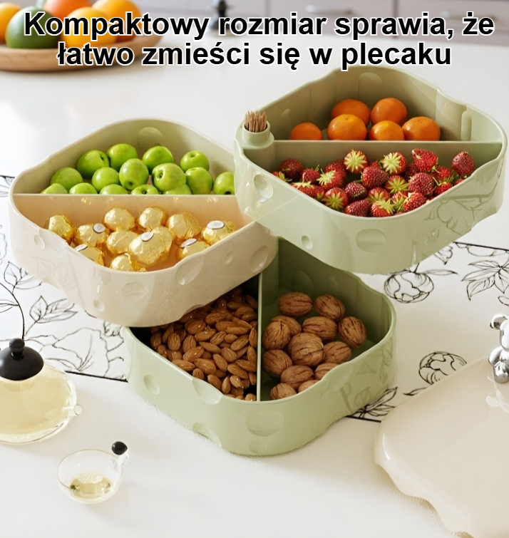 Kolorowe, pyłoszczelne pudełko na słodycze