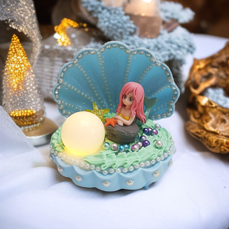 환상적인 조개껍질 무드등