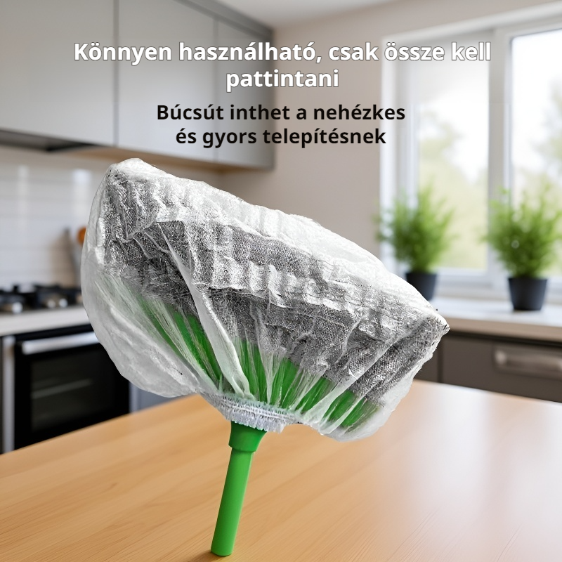 Egyszer használatos seprűporvédő padlószőr tisztító huzat
