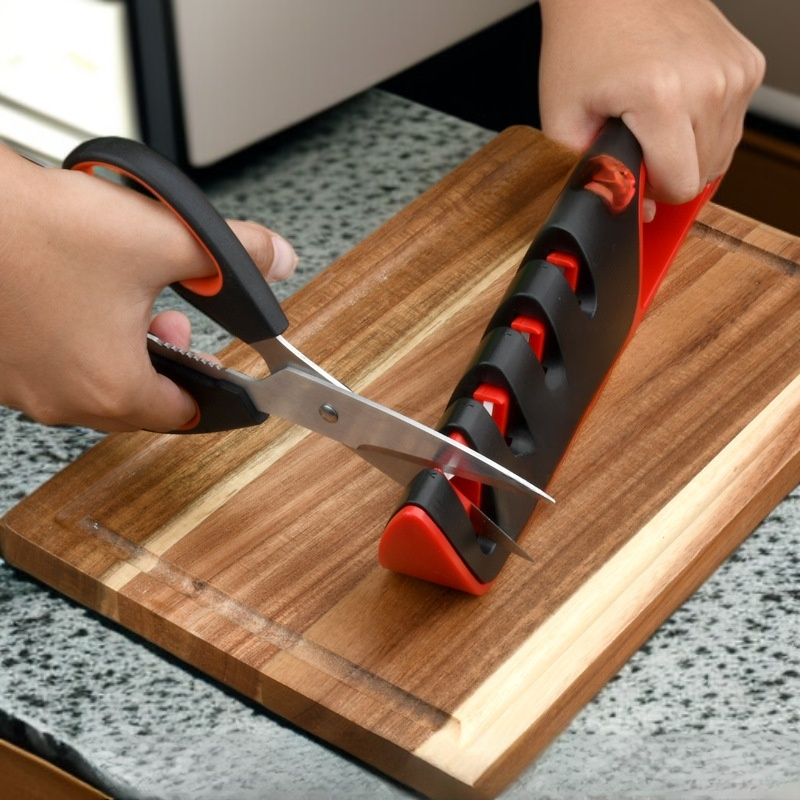 다용도 주방 칼갈이 4 in 1 편리한 조절