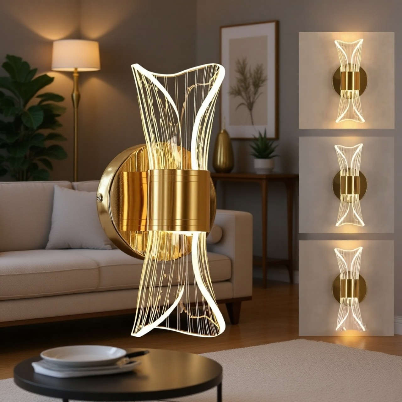 Applique murale moderne et créative pour chambre à coucher