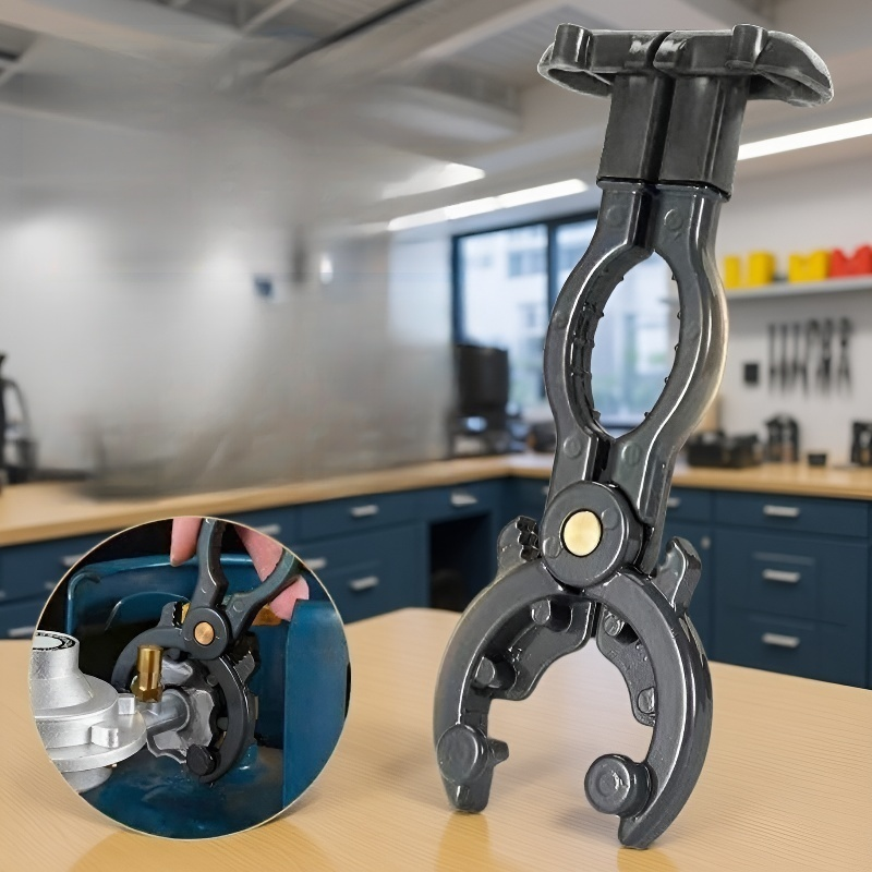 مفتاح صمام تخفيض الضغط لفك أسطوانة الغاز المسال والغاز الطبيعي