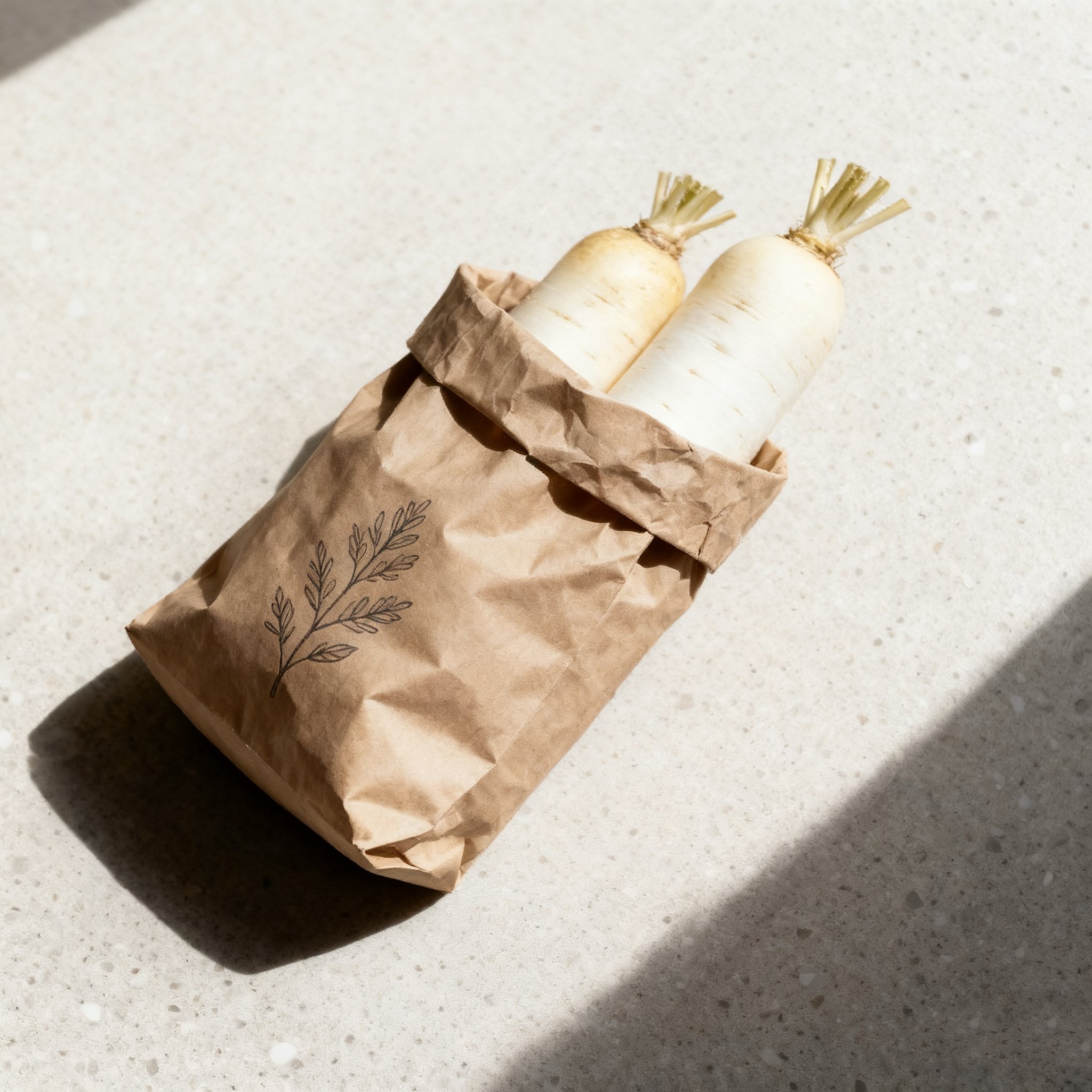 新鮮な白大根がたっぷり入った8袋セット