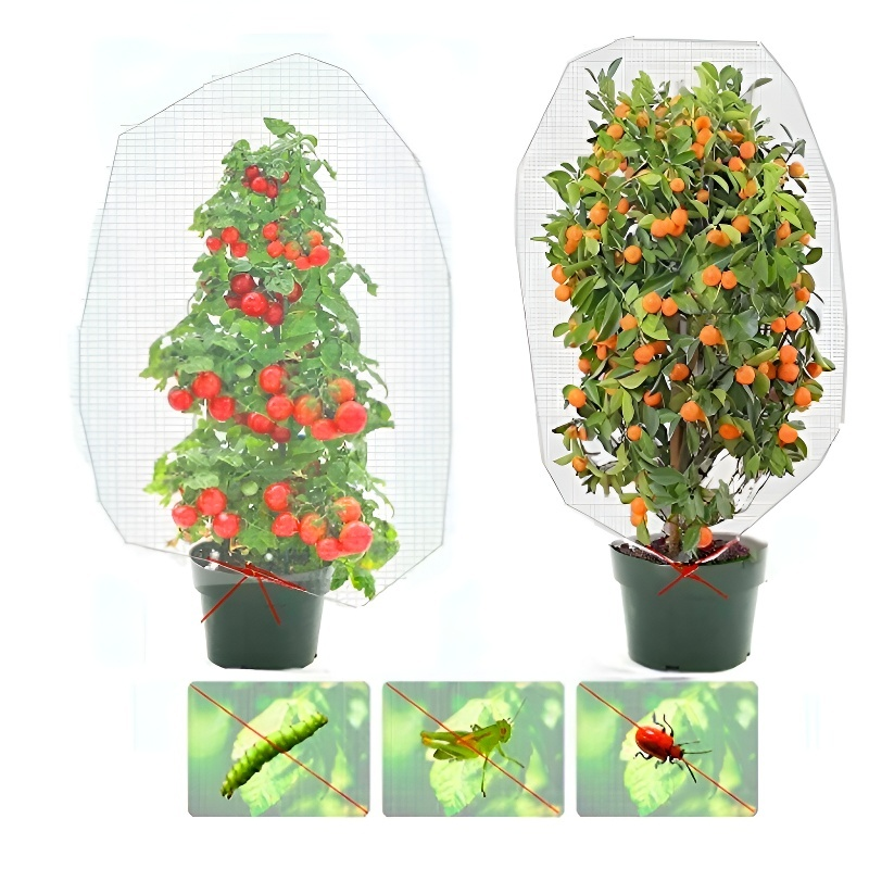 野菜栽培用ビニールハウス囲いネット