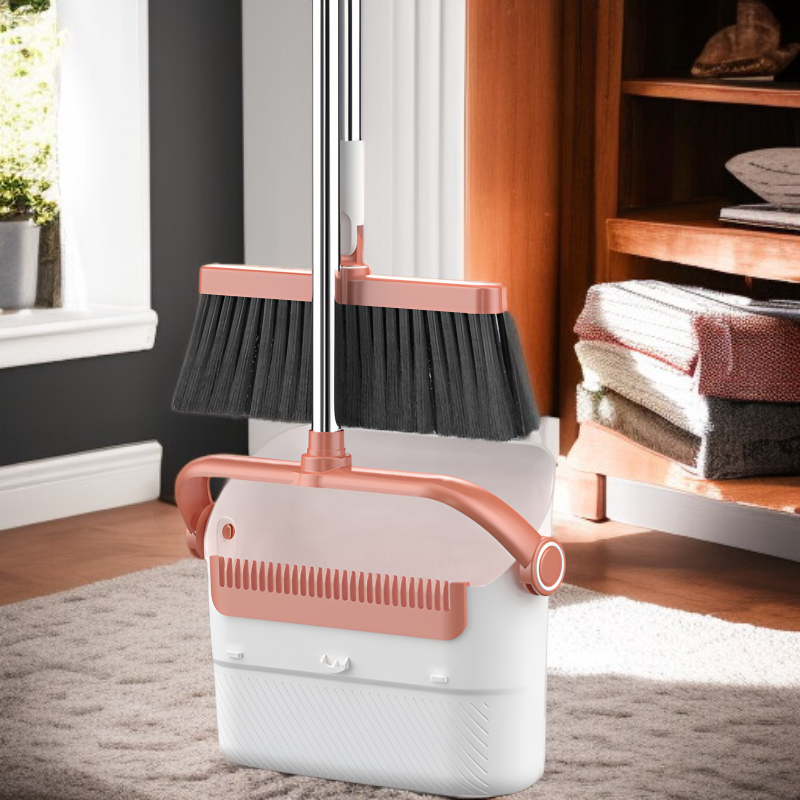 折りたたみ式家庭用ほうきとちりとりセットソフトほうき多機能キッチンとバスルームスクレーパーアーティファクト1個配送