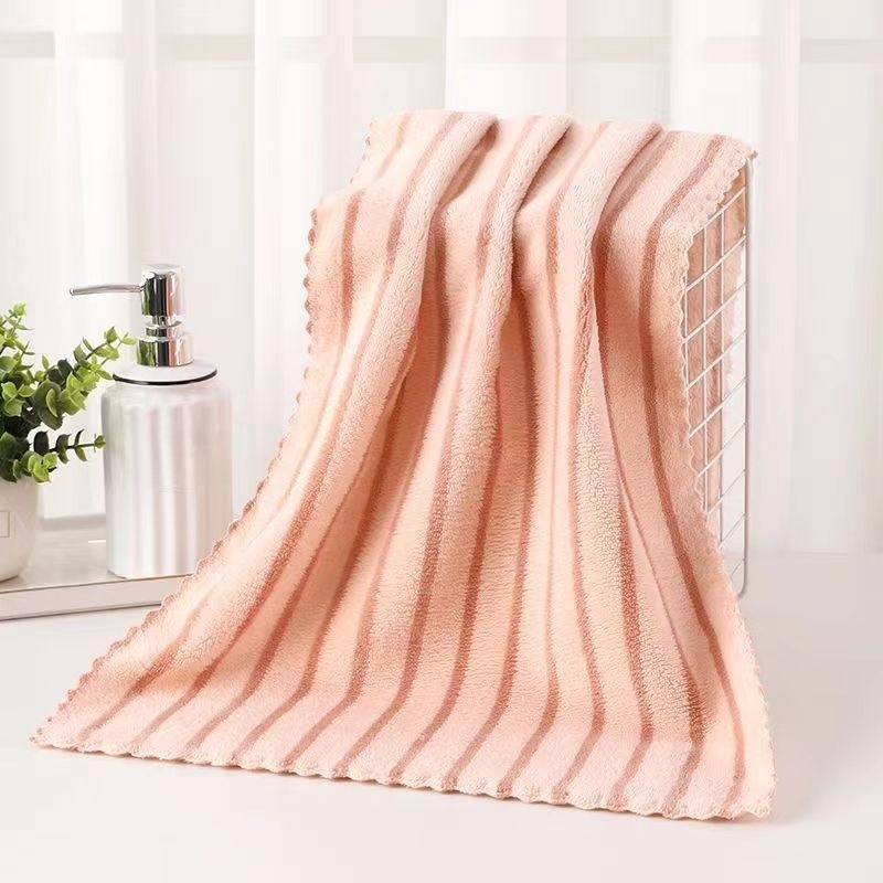 高檔珊瑚絨吸水不掉毛毛巾