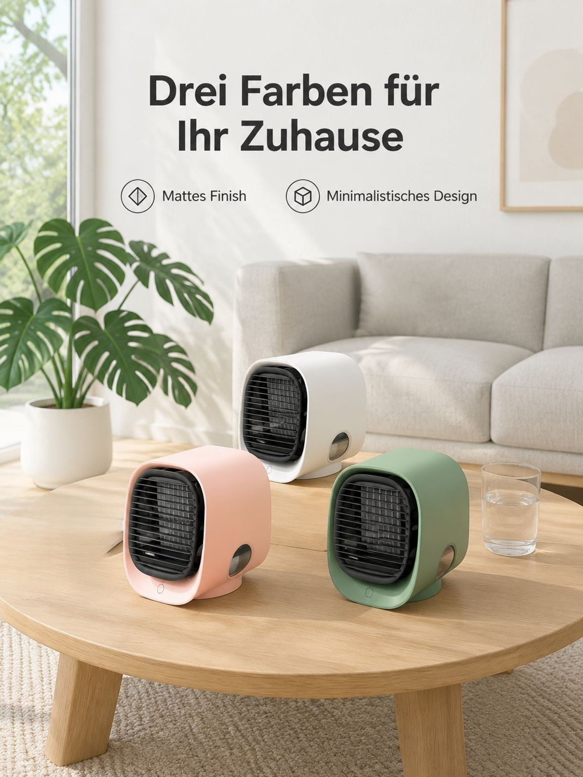 Kompakter tragbarer Mini-Luftkühler für effiziente Kühlung