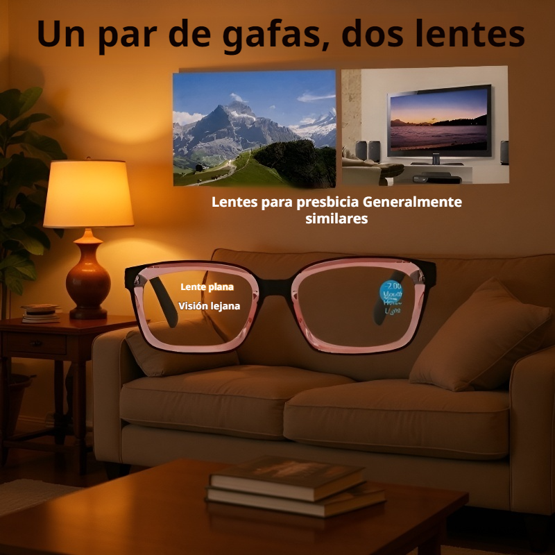 Gafas de lectura modernas con protección contra luz azul