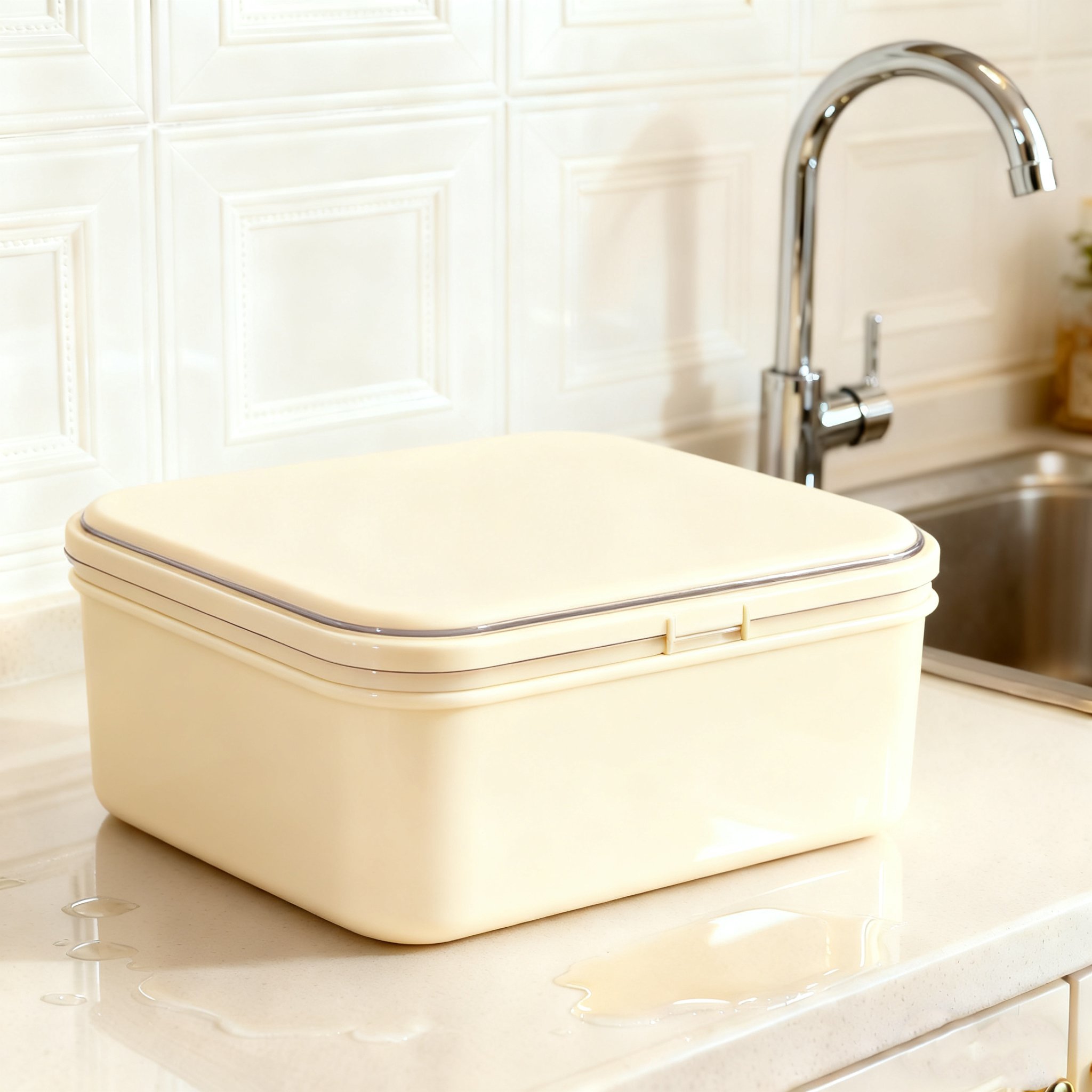 주방 식품 보관함 (2개 세트)