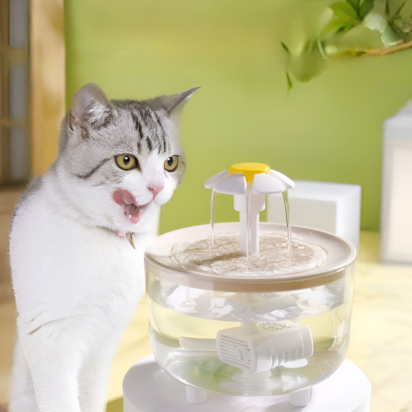 Automatischer Katzenbrunnen, 1000ML Wasserspender