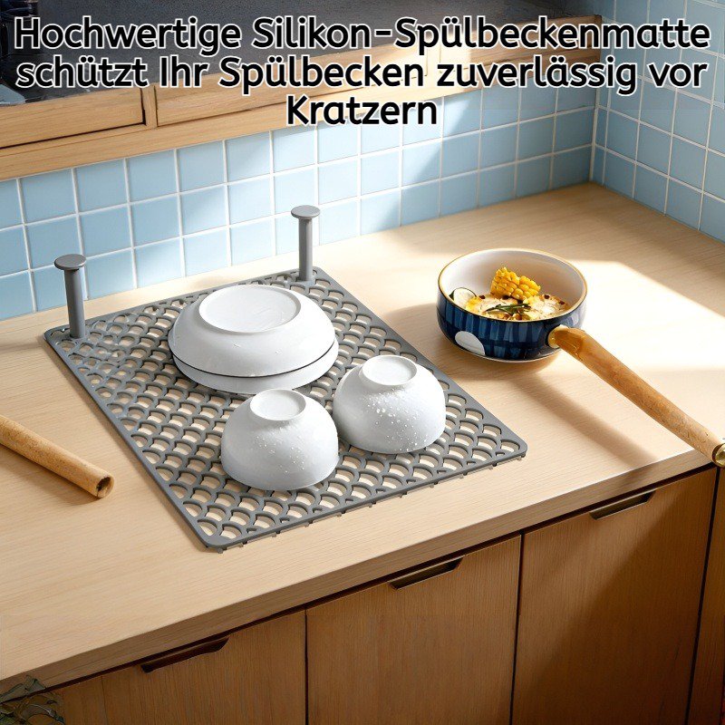 Küchenspülbeckenmatte aus Silikon