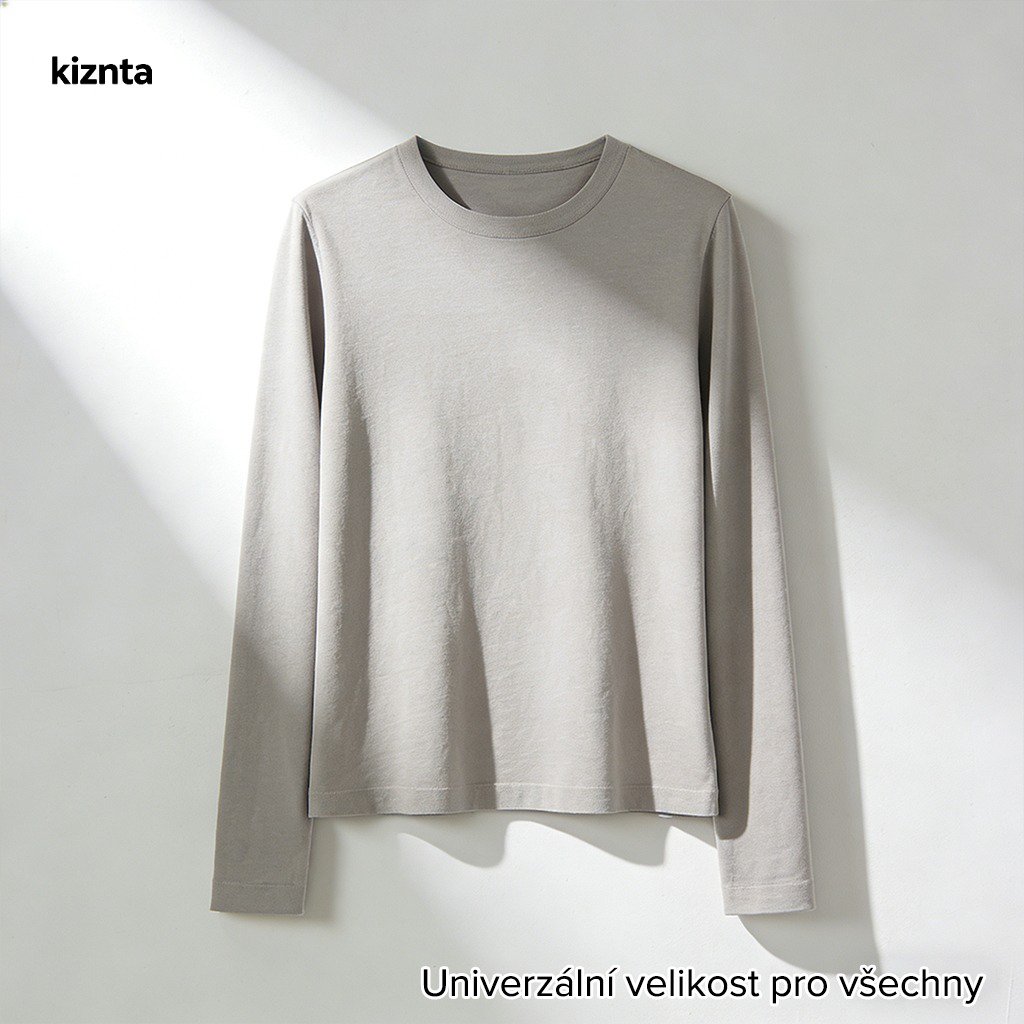 Jednobarevný top – zadní pohled