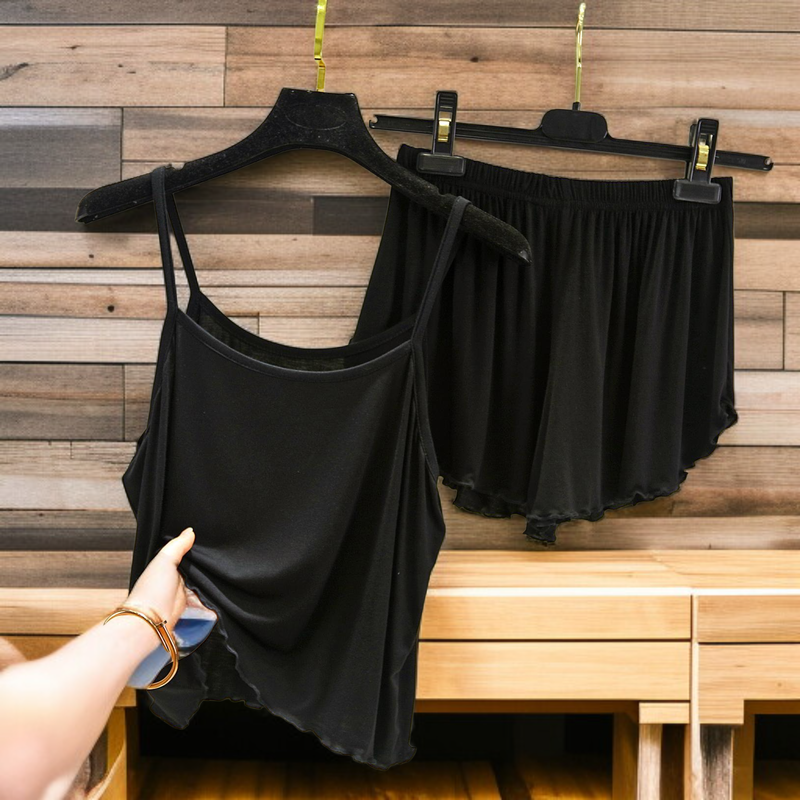 夏用セクシーレースキャミソールパジャマ レディース