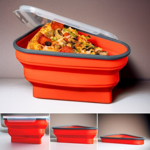 Faltbare Pizzabox aus Silikon