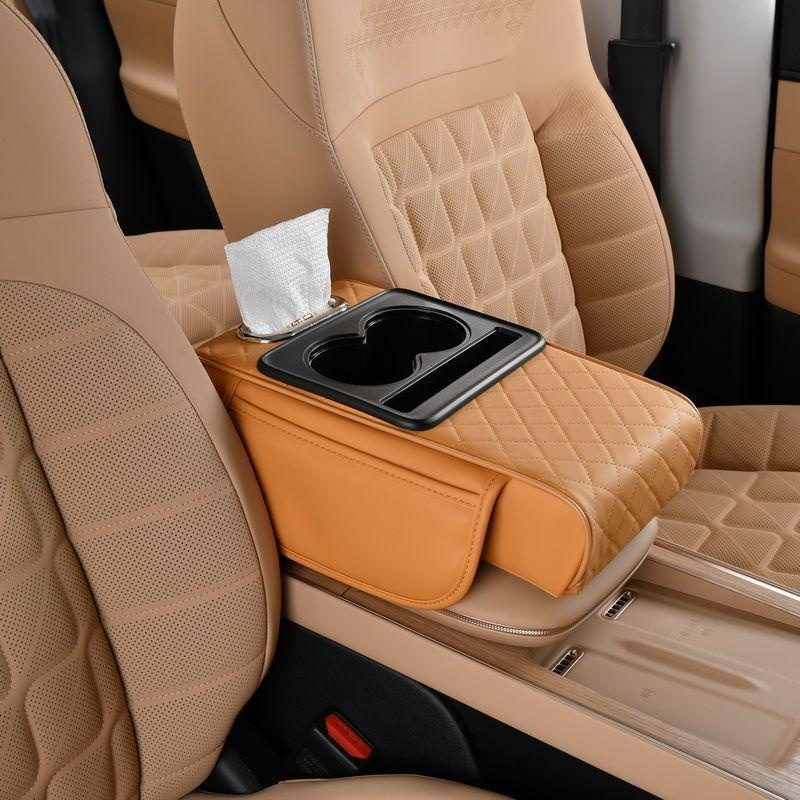  Fashion Car Interior Tissue Box for Armrest Console