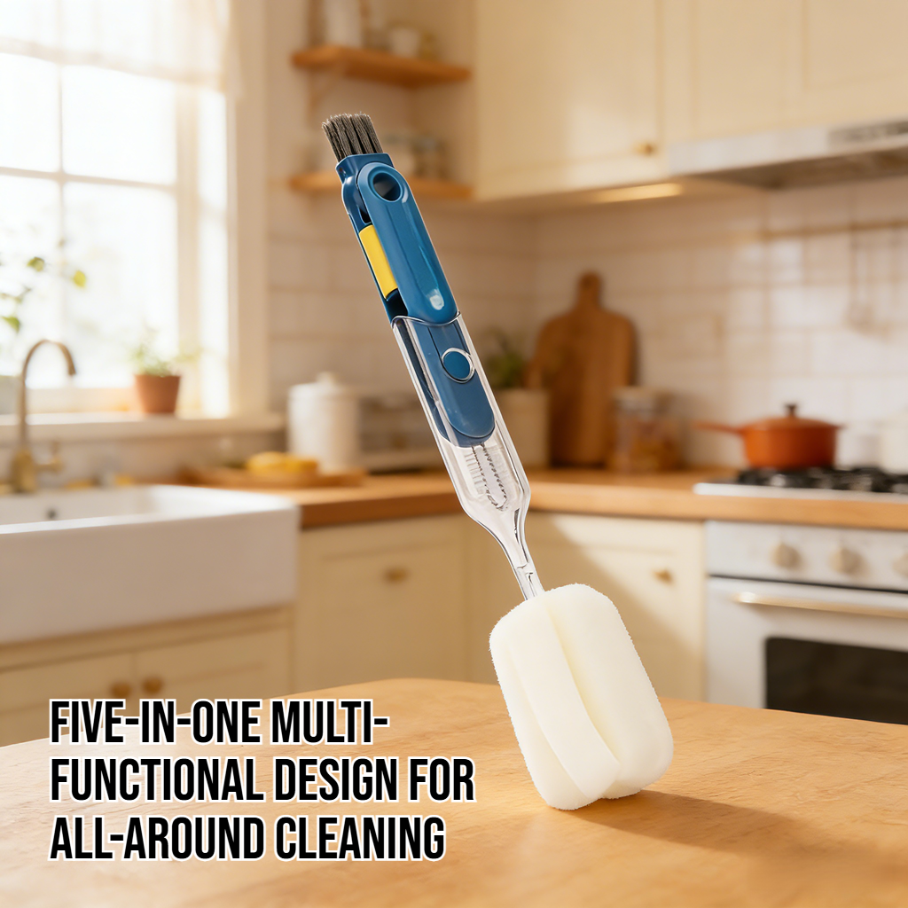 Multifunctional 5-in-1 Cup Brush