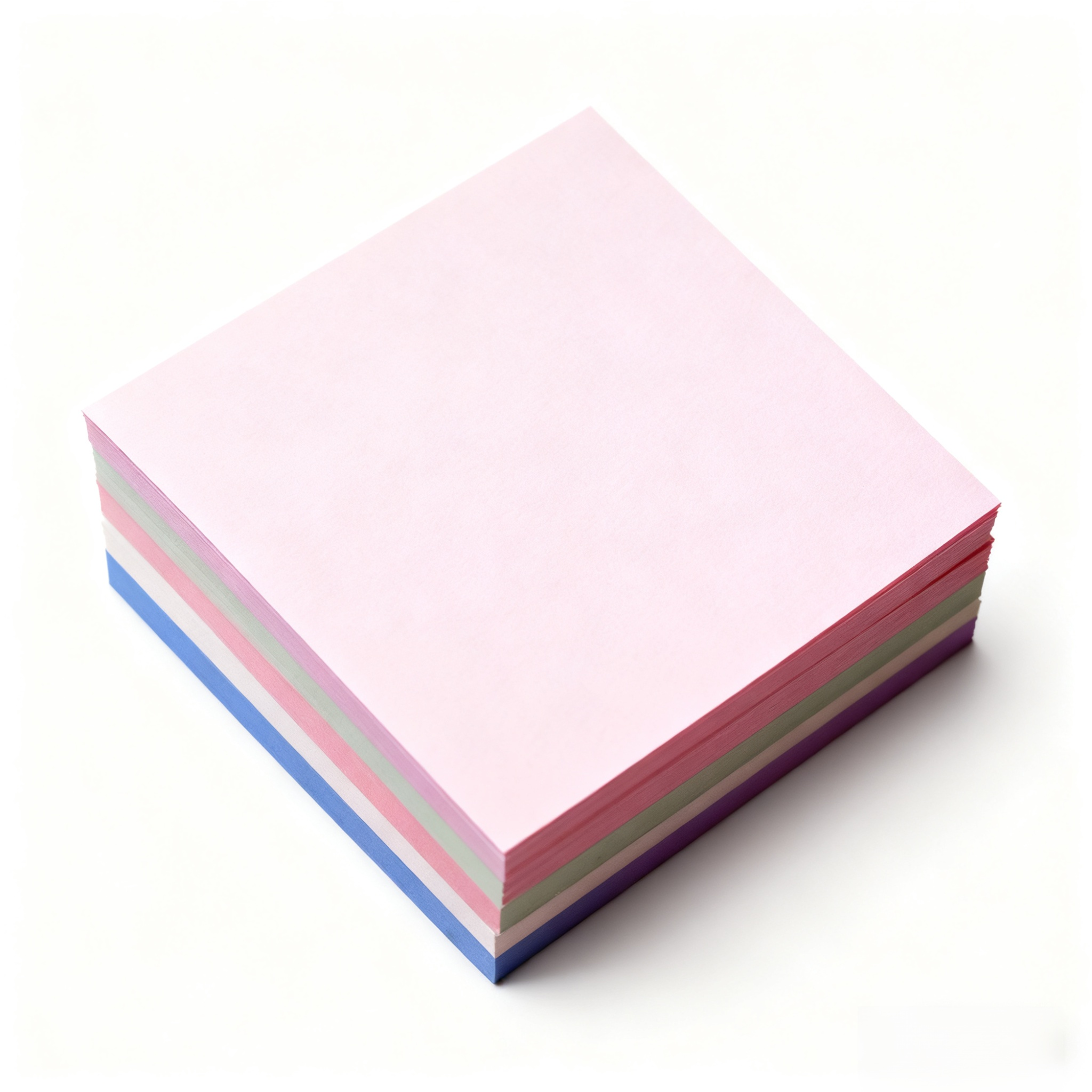 Cuaderno de colores Morandi, notas adhesivas