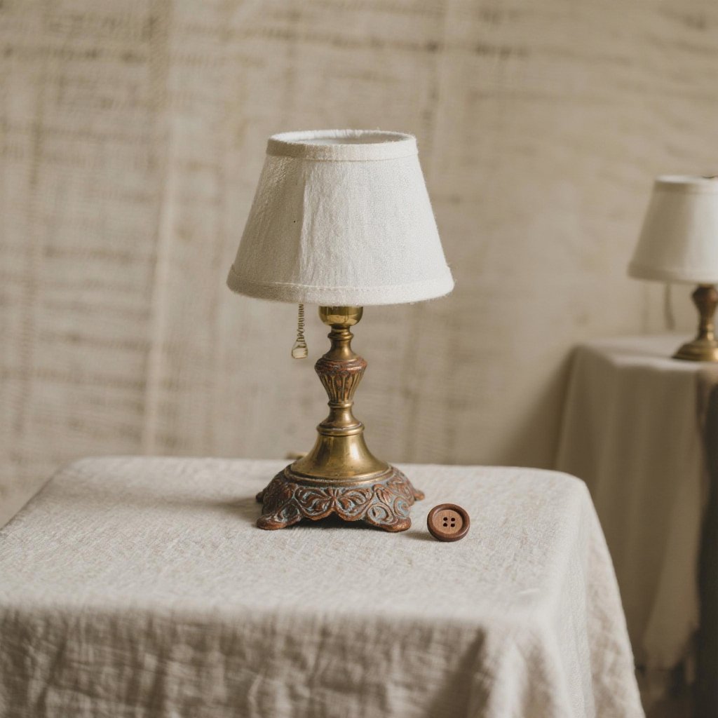 고전적인 분위기의 인테리어 탁상등 (3개 세트)