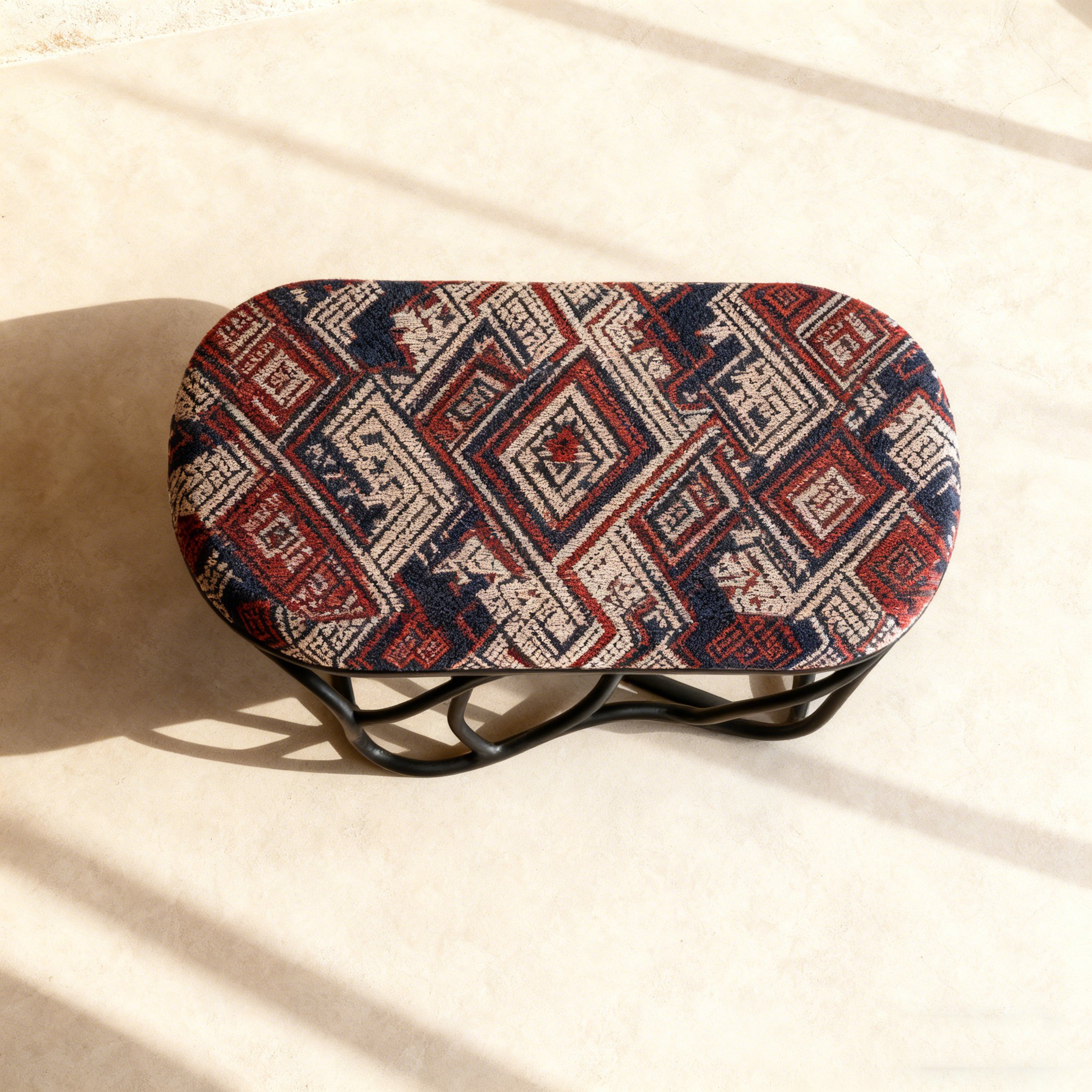 독특한 형태의 티 테이블