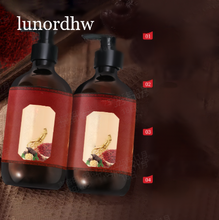 แชมพูบำรุง Saffron และ Polygonum multiflorum Black Myth