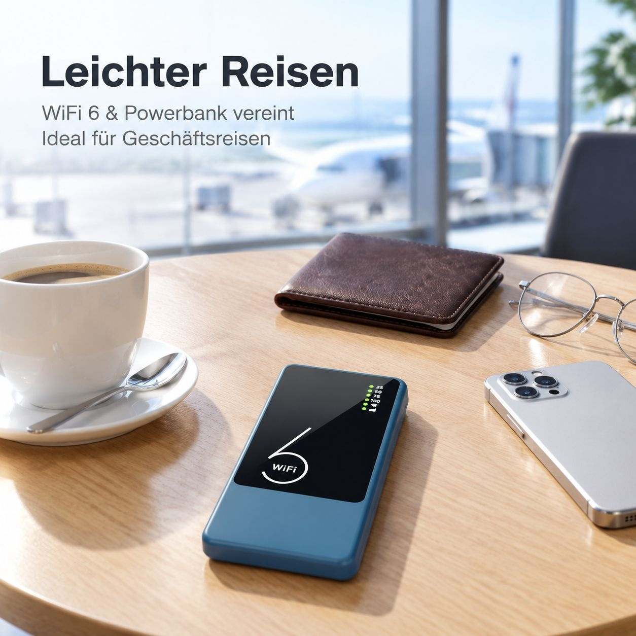 Tragbares WLAN mit Ladefunktion – 2-in-1 Gerät