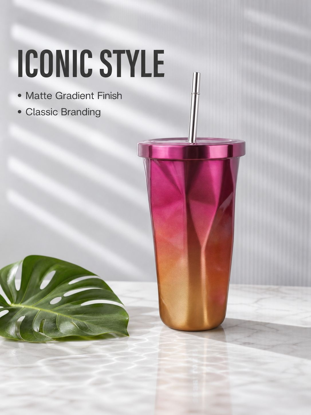 Starbucks Colorful Gradient Stainless Steel Cup Hot & Cold