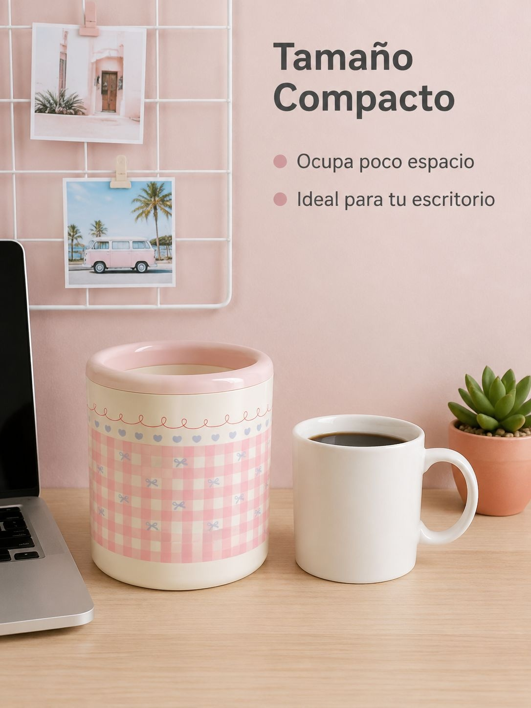 Bote de basura pequeño para escritorio