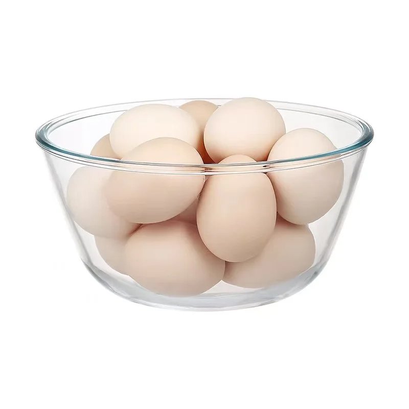 Vajilla de tazón de vidrio, tazón asado, olla de ensalada