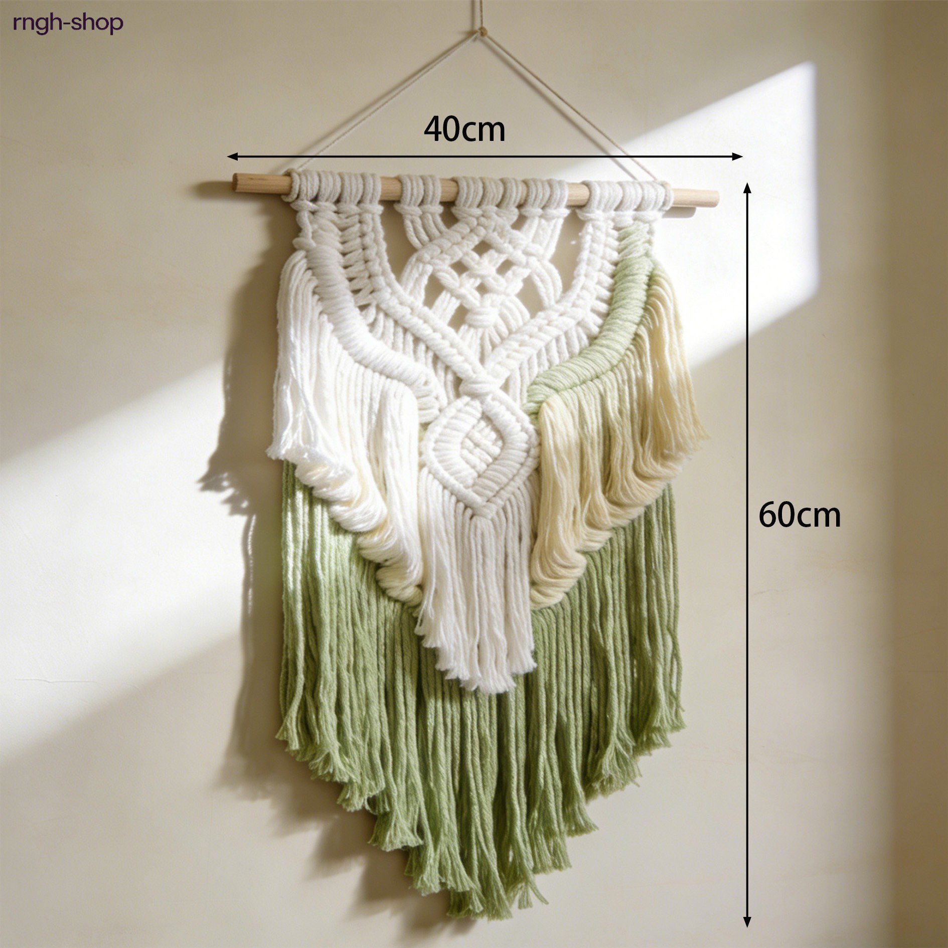 거실용 니트 태슬 태피스트리