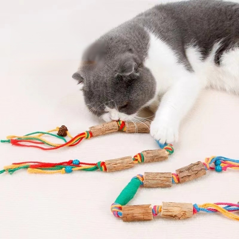 Pet Cat Matatabi Interactive Toy Lucky Rope