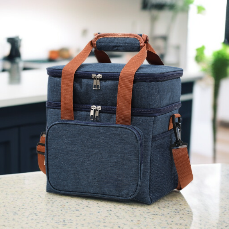크로스바디 보온 도시락 가방