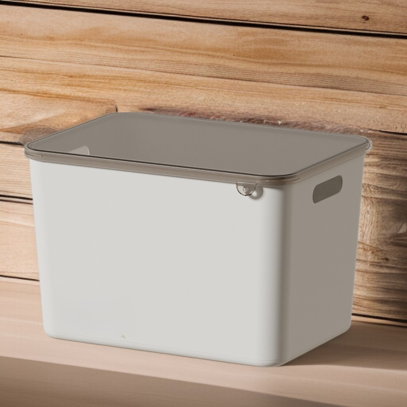 حلول تخزين منزلية مع صندوق بلاستيكي متعدد الاستخدامات