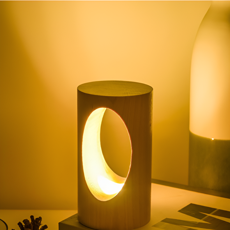 Solid Wood Smart Night Light