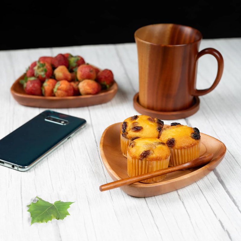 천연 목재 식판