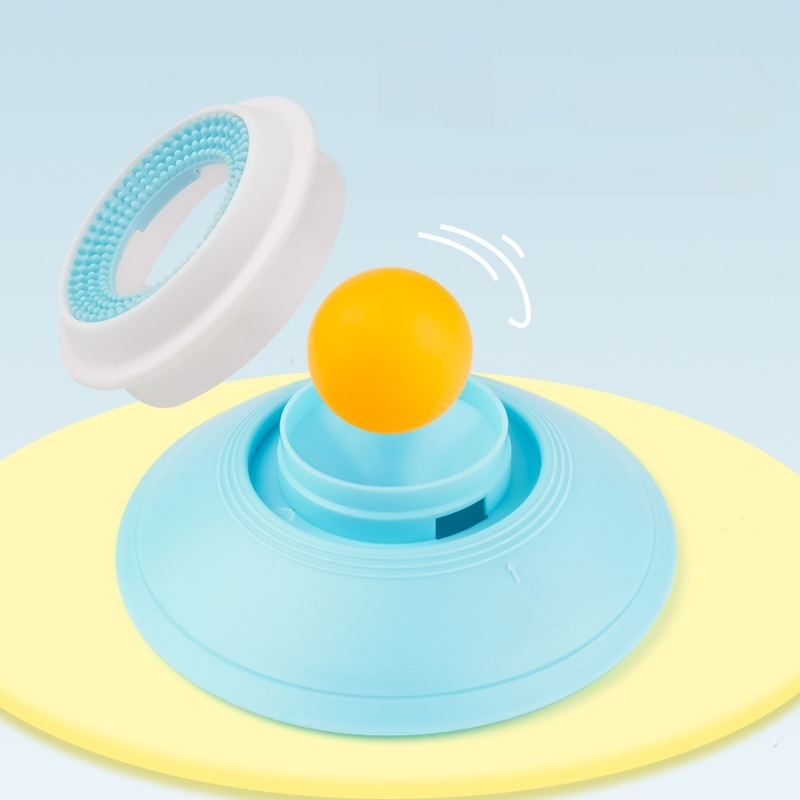 Le chien lèche lentement son assiette