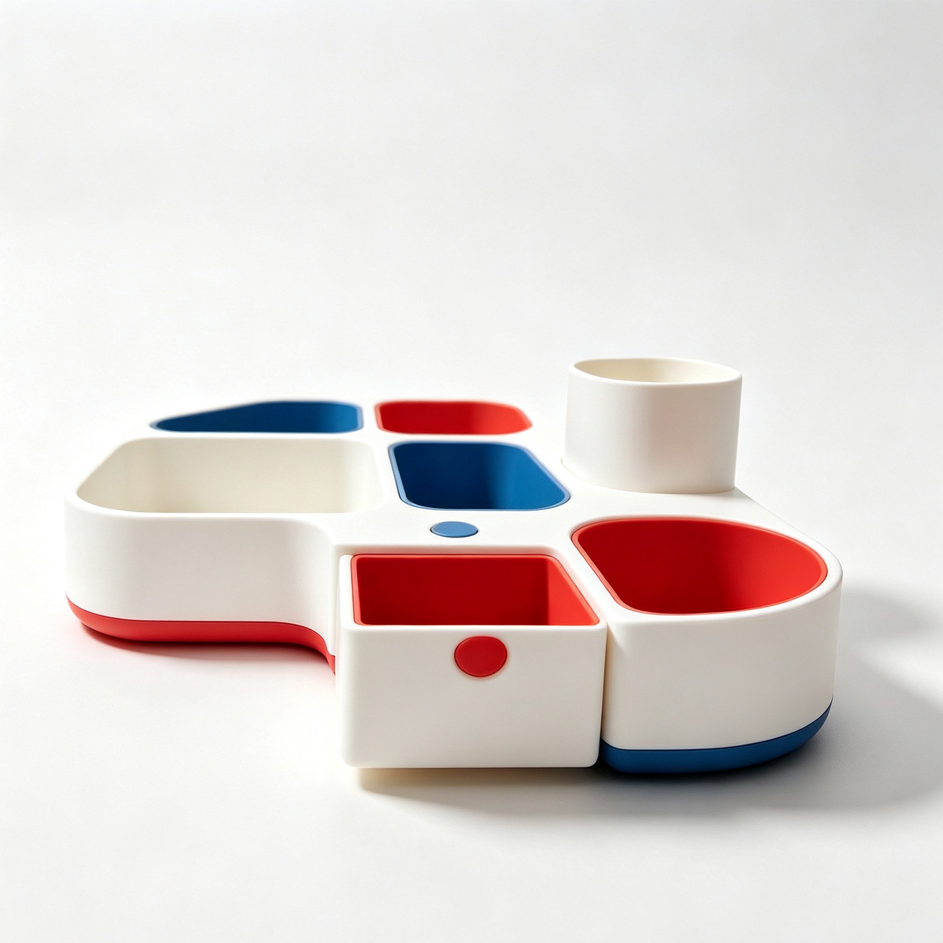 Desktop Compartment Storage Box on office desk