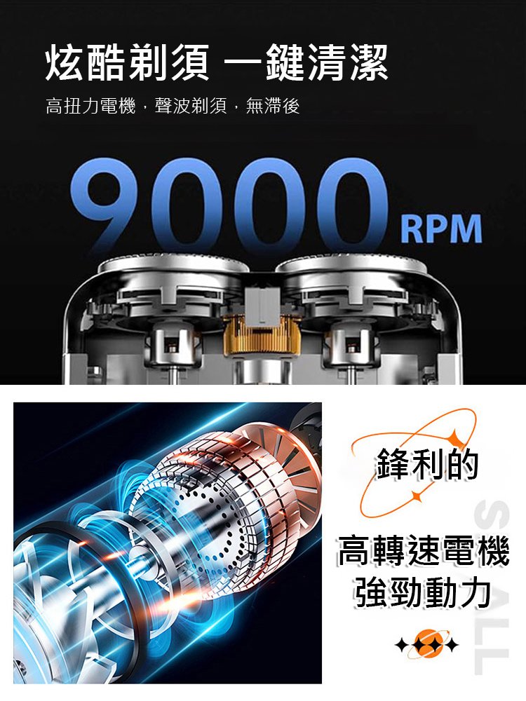 【五折熱賣】雙頭隨身電動刮鬍刀