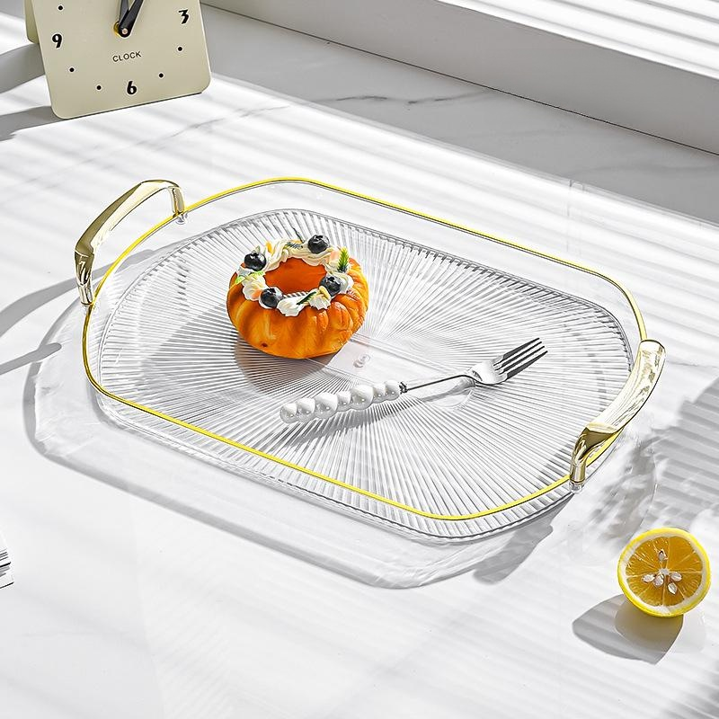 Double Handle Round Tray