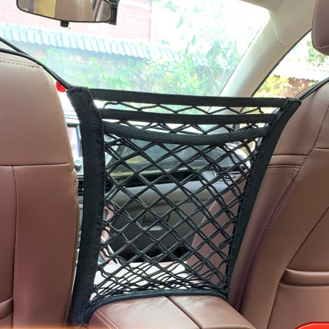 車用シートメッシュポケット収納バッグ