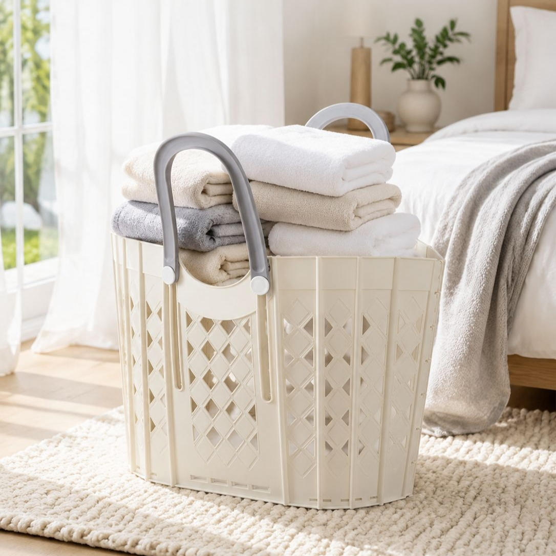 Panier à linge pliable de rangement
