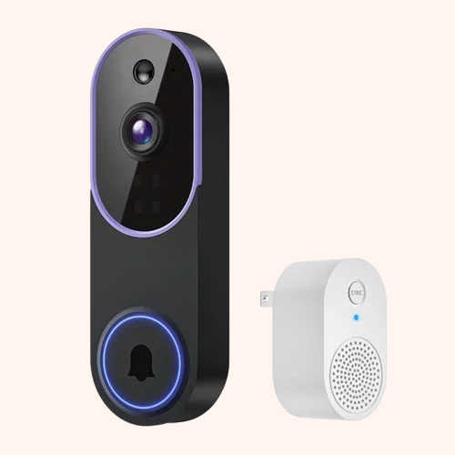 Sonnette Sans Fil Haute Sécurité pour Maison Intelligente
