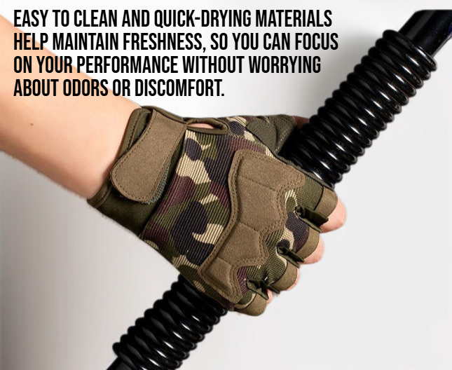 Breathable half finger gloves for cycling