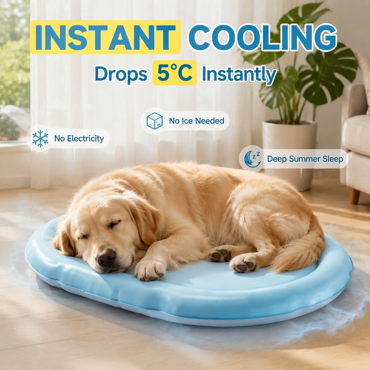 Summer Pet Cooling Mat Cat Nest Dog Ice Pad Bed