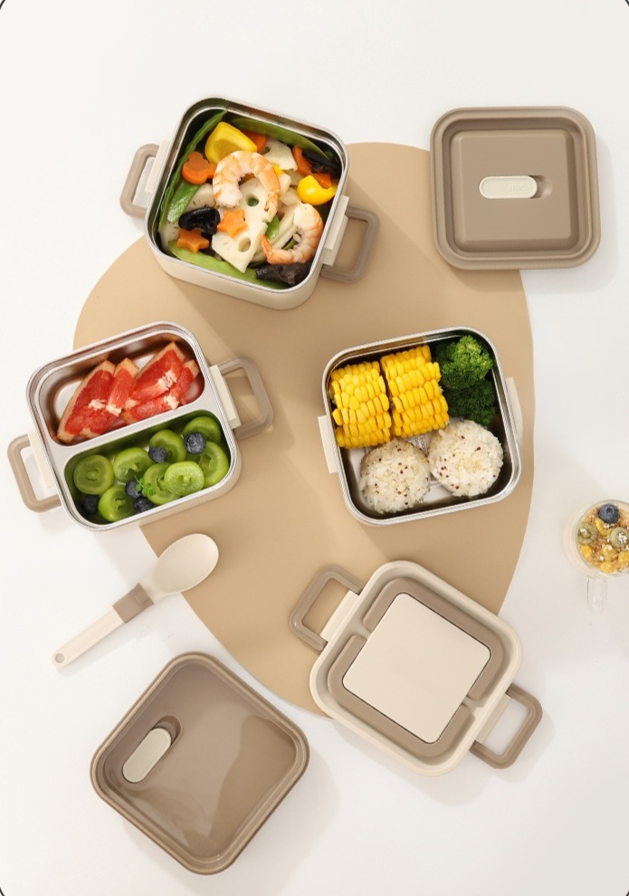 도시락 상자 내부 칸막이 구조