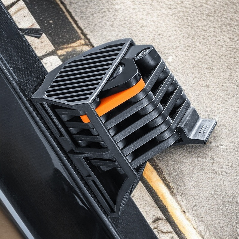 Folding bicycle lock