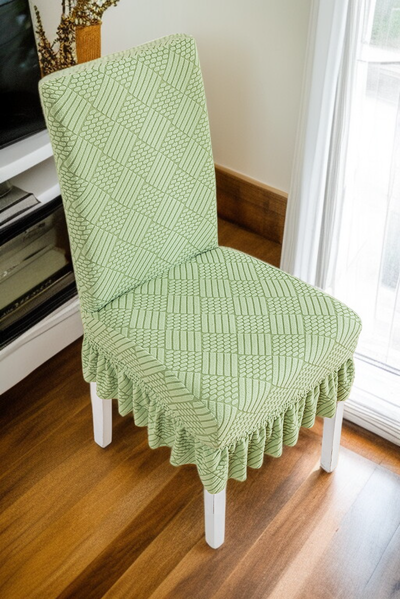 Modern style anti slip chair cover in living room