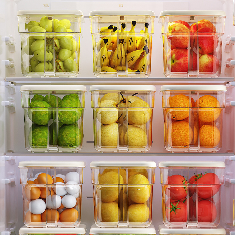 食品級保鮮盒 密封冷凍收納盒 沥水雞蛋儲存盒 水果蔬菜冰箱保鮮盒